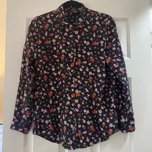 The Kooples Silk Button Down Top